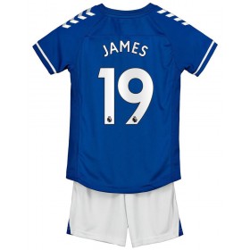 Jalkapallo Pelipaidat Everton James Rodriguez 19 Lasten Kotipaita 2020-2021 Lyhythihainen